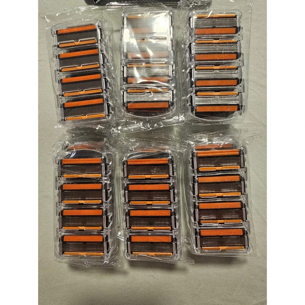 Unbranded Fusion 5 Razor Handle with 48 Replacement Blade Cartridges Bulk Set